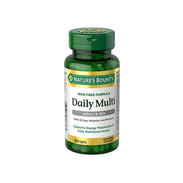 Мультивитаминный комплекс Nature's Bounty Daily Multivitamin Adults 50+ 80таб