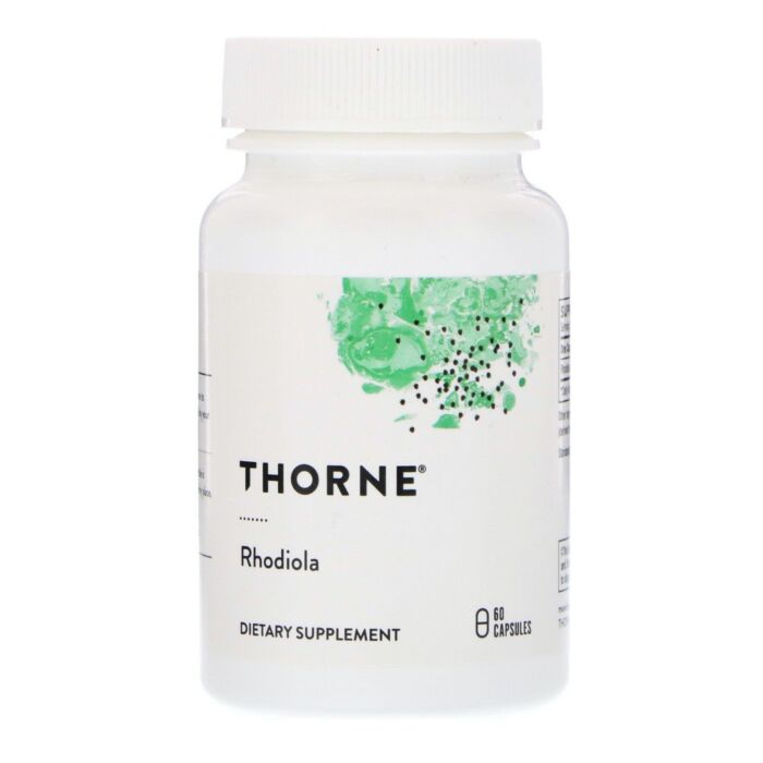 Родиола Thorne Research Rhodiola, 100 мг, 60 капсул