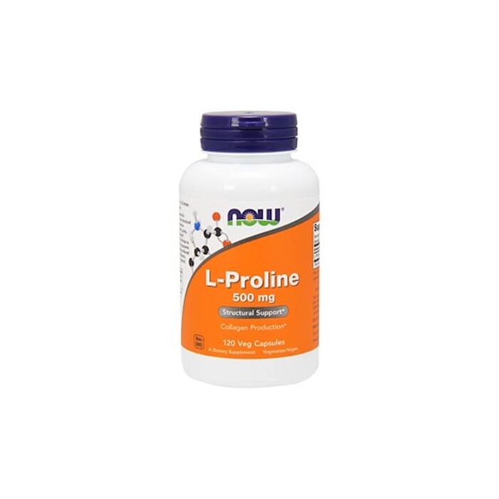 Аминокислота NOW L-Proline 500 мг  120 веган кап