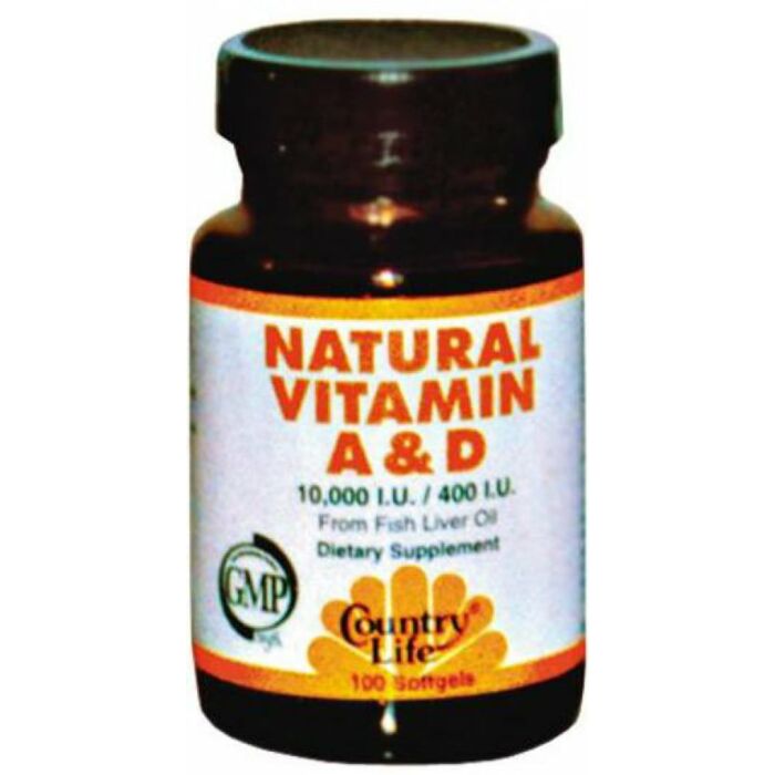 Мультивітамінний комплекс Country Life Vitamin A, D 100 капс