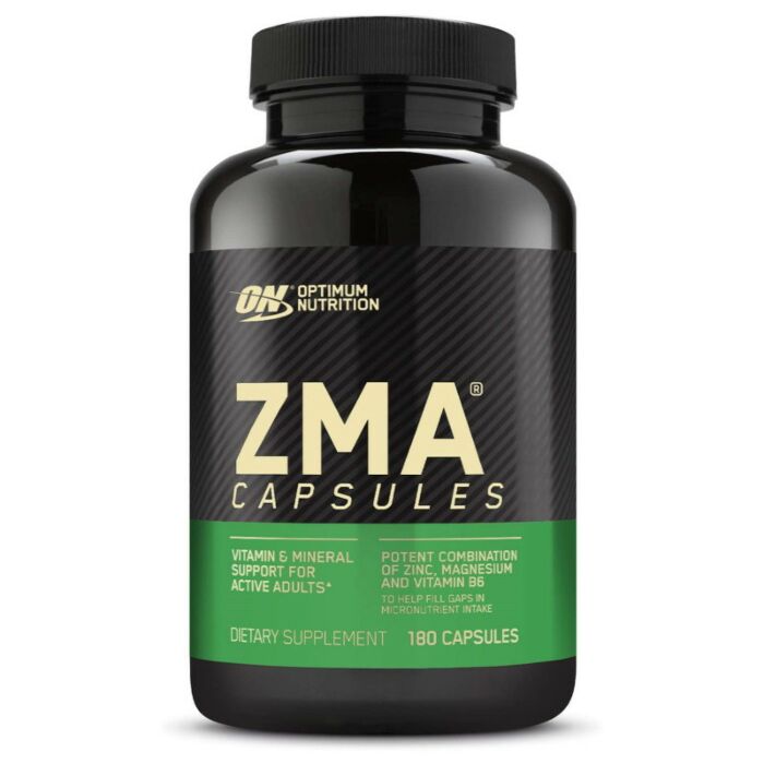 Цинк, магнію аспартат плюс вітамін В6 Optimum Nutrition ZMA 180 капс