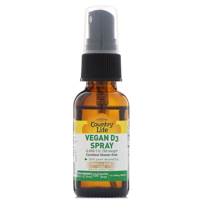 Country Life Vitamin D3 Spray 2000 МЕ 24 мл