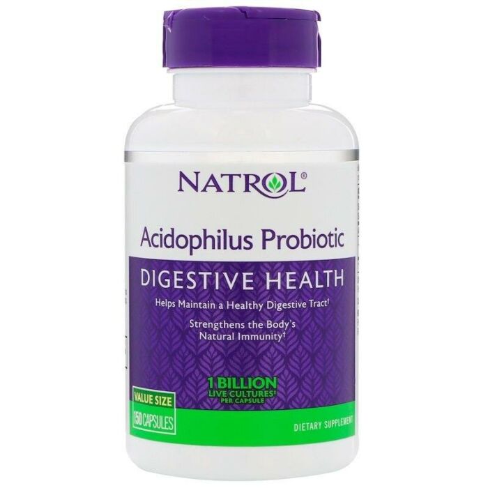 Добавка для здоровья желудка Natrol Acidophilus Probiotic 100 MG - 150 КАПС
