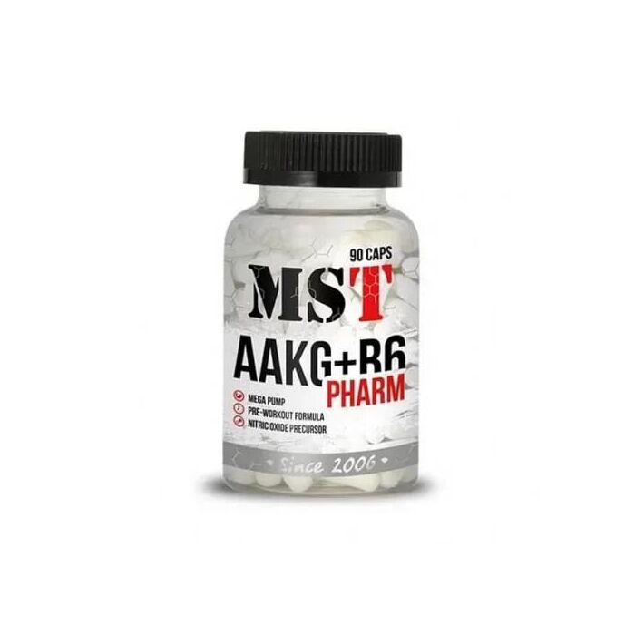 Аргінін MST AAKG + B6 - 120 caps