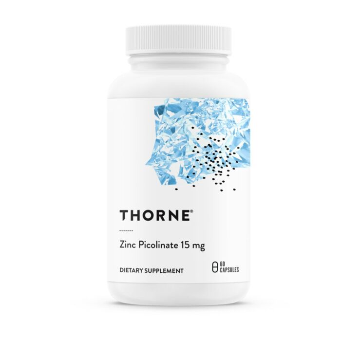 Цинк Thorne Research Zinc Picolinate, 15 мг, 60 капсул