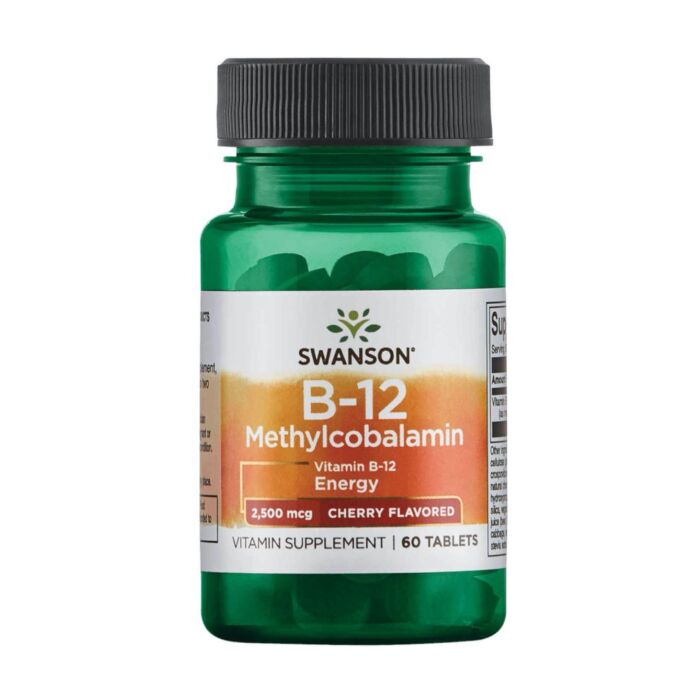 Витамин B Swanson Витамин В-12 (Vitamin B-12 Methylcobalamin), 2500 мкг, 60 таблеток