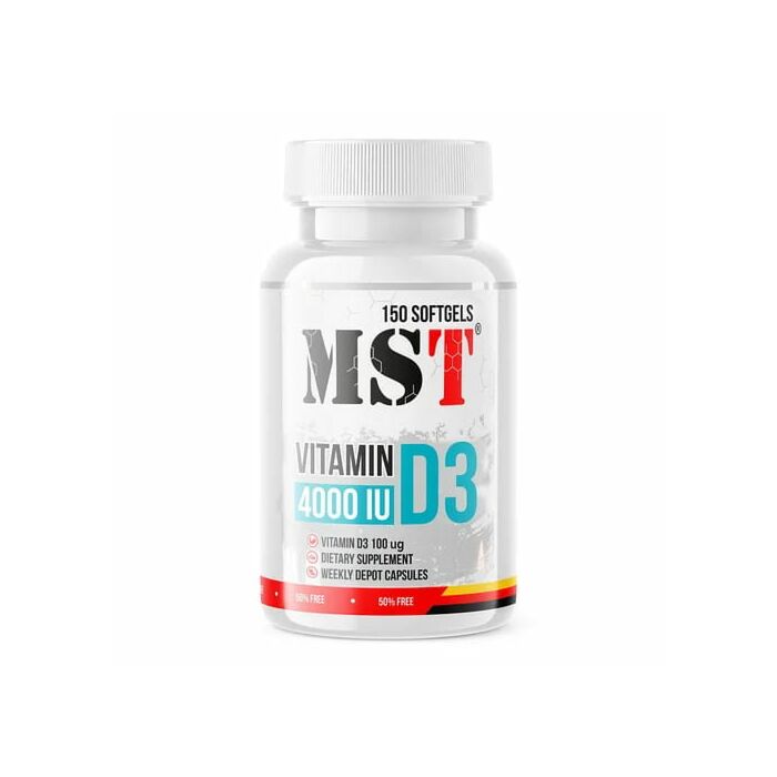 Вітамин D MST Vitamin D3 - 4000 IU - 120 Caps