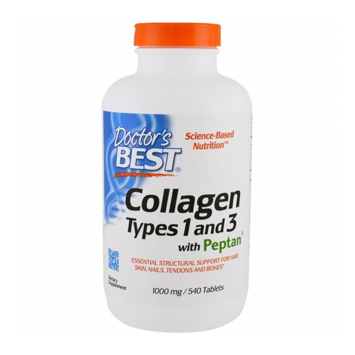 Колаген Doctor's Best Коллаген Типов 1&3 1000мг, Peptan, 540 таблеток