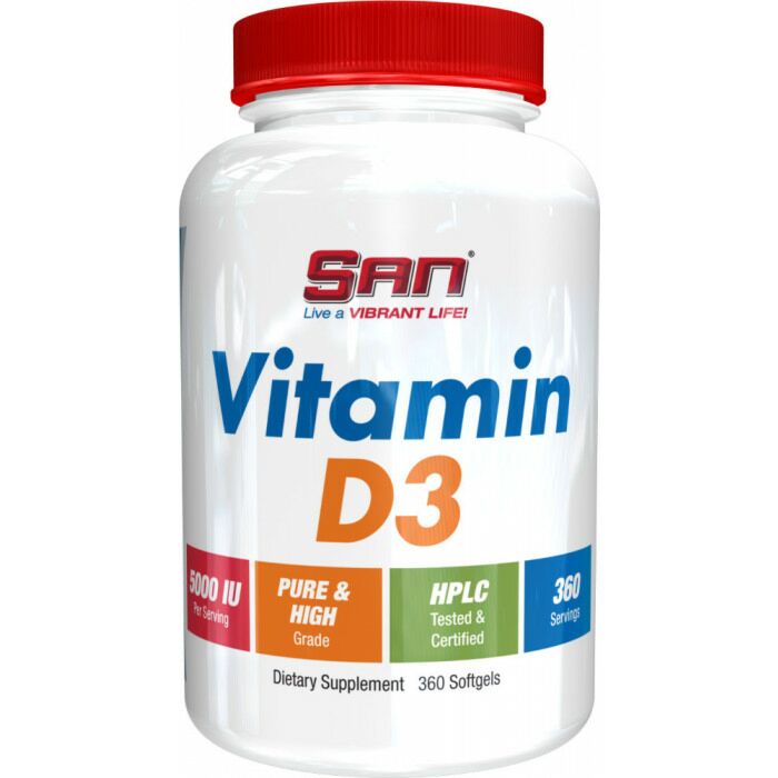 Витамин D SAN Vitamin D3 1000IU 360 капс