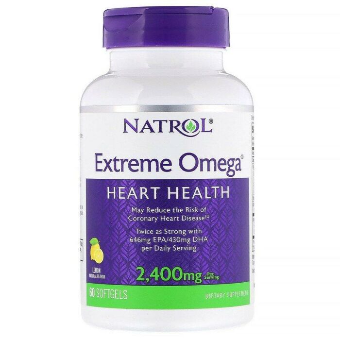 Омега жиры Natrol Omega 3 Extreme 30/20 - 60 капс