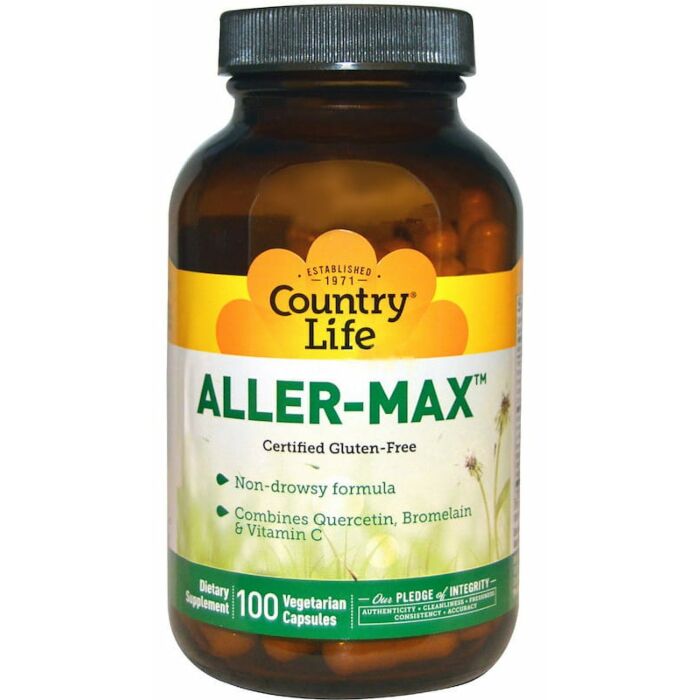 Для підвищення імунітету Country Life Aller-Max 100 капс