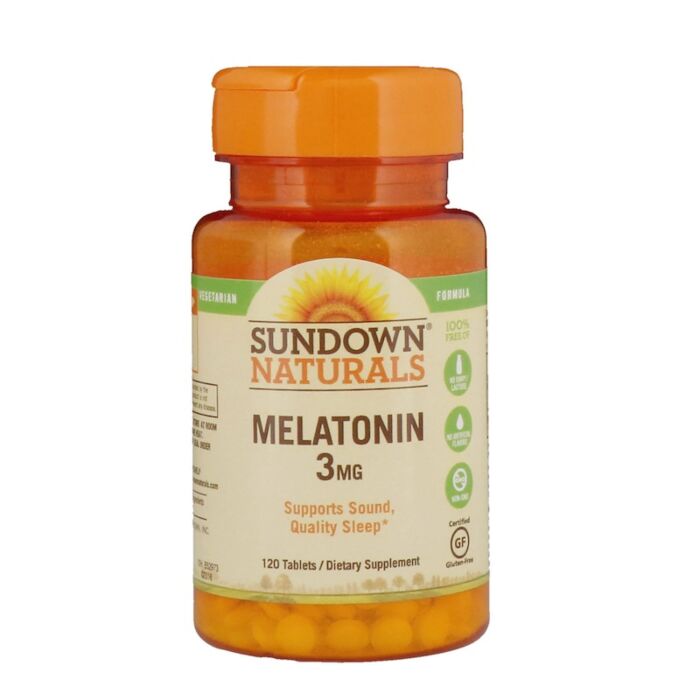 Добавка для здорового сна Sundown Naturals Melatonin 3mg - 120 tabs
