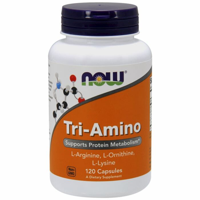 Амінокислота, Аргінін NOW Tri-Amino 120 caps