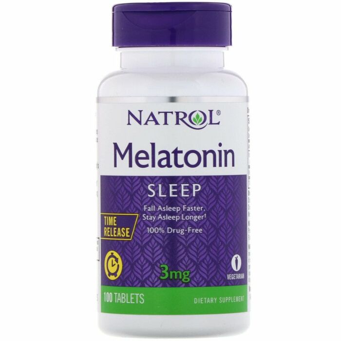 Для здорового сну Natrol Melatonin 3mg T/R - 100 таб