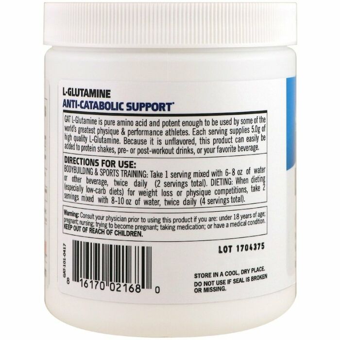 Глютамин Gat L-Glutamine - 500 г