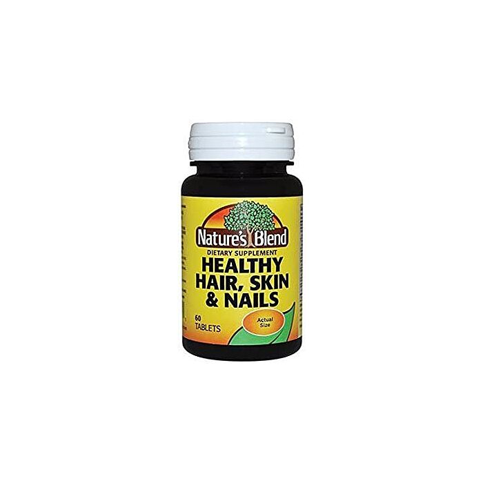 Для волос и ногтей Nature's Blend Healthy Hair, Skin & Nail 60 tabl