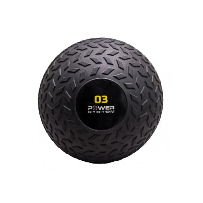 Power System Мяч SlamBall для кросфита и фитнеса PS-4114 3кг рифленый