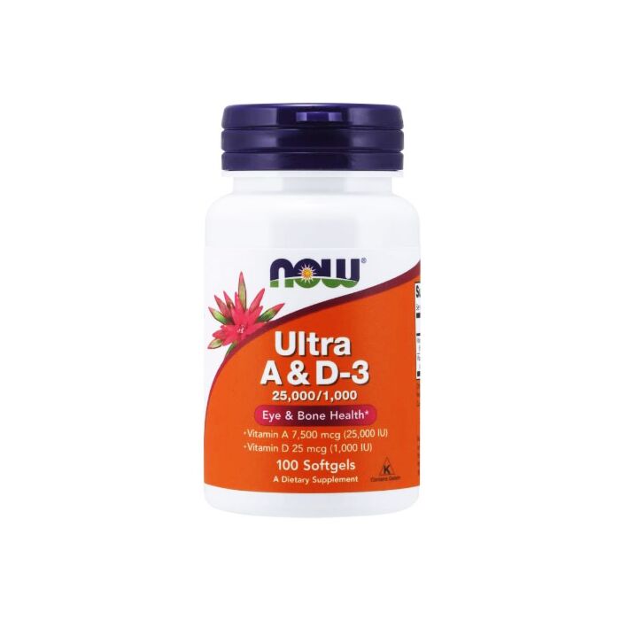 Витамин А NOW Ultra A&D-3 25000/1000IU 100 капс