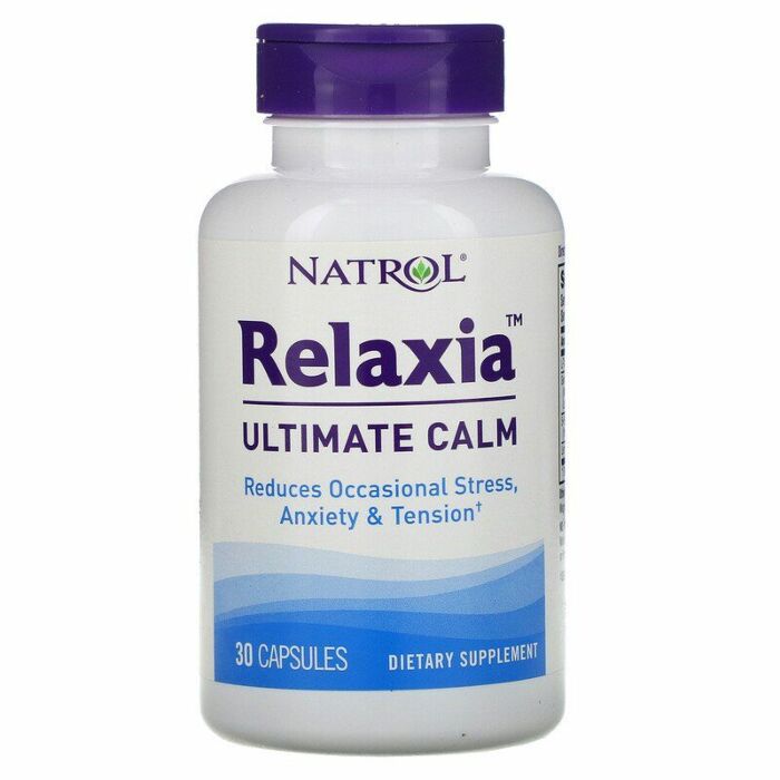 Для поддержки нервной системы Natrol Relaxia, Ultimate Calm, 30 капсул