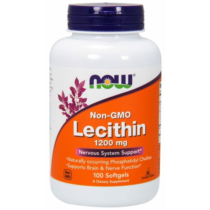 Лецитин NOW Lecithin 1200 мг 100 капс