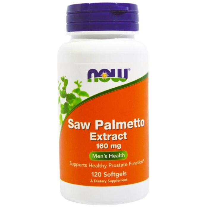 Для чоловічого здоров'я  NOW Saw Palmetto Extract 160 mg - 120 softgelsм