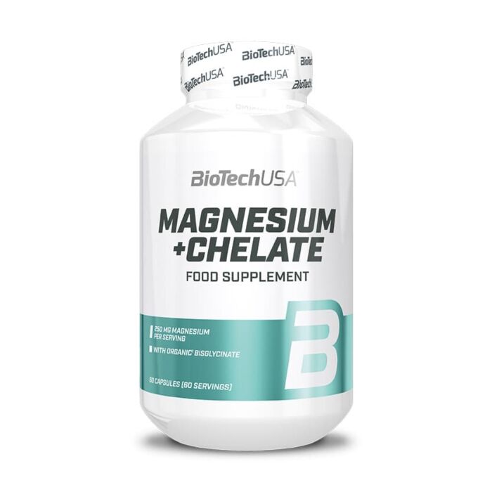 Магній BioTech USA Magnesium + Chelate 60 капсул