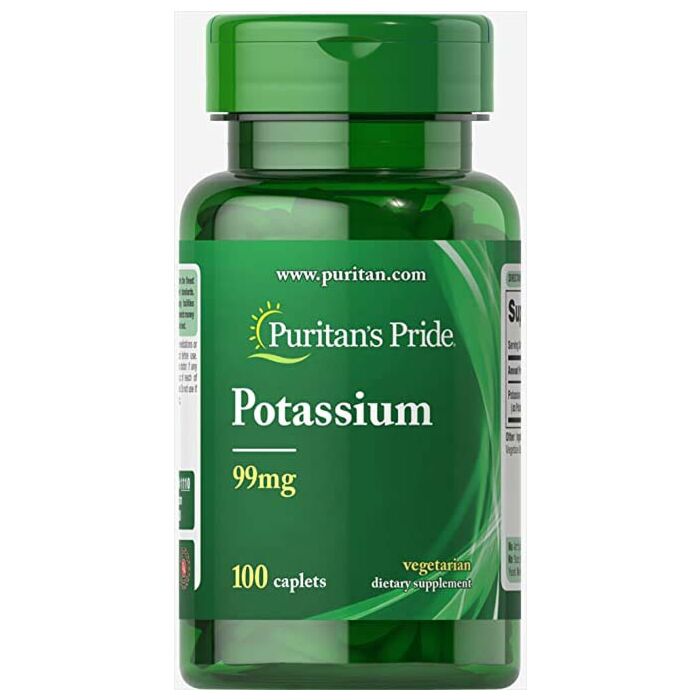 Мінерали Puritans Pride Potassium 99 mg 100 Tablets