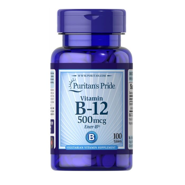 Витамин B Puritans Pride Vitamin B-12 Ener- B 500 mcg 100 tablets