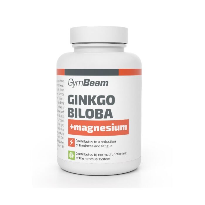 Гинкго билоба GymBeam Ginkgo Biloba + Magnesium 90 caps