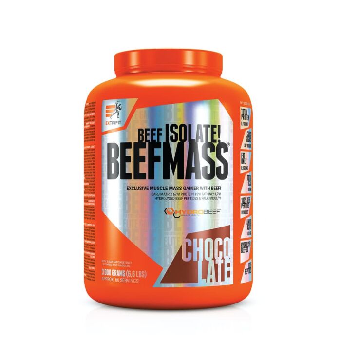 Говяжий протеин EXTRIFIT BEEFMASS, beef isolate - 3000g