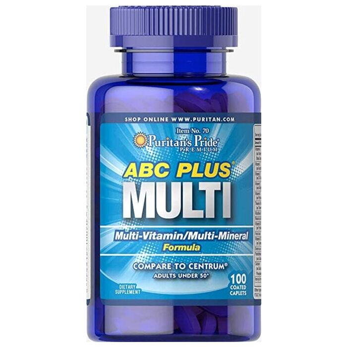 Мультивитаминный комплекс Puritans Pride ABC Plus Multivitamin and Multi-Mineral Formula 100 Caplets