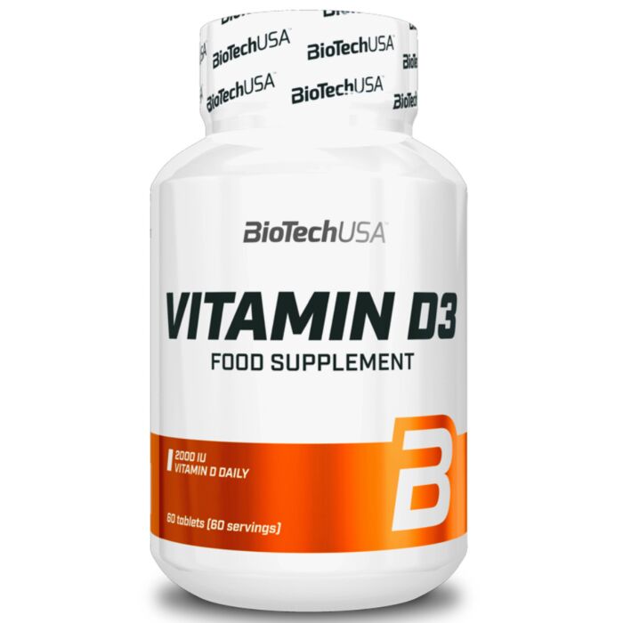 Вітамин D BioTech USA Vitamine D3 - 120 tabs