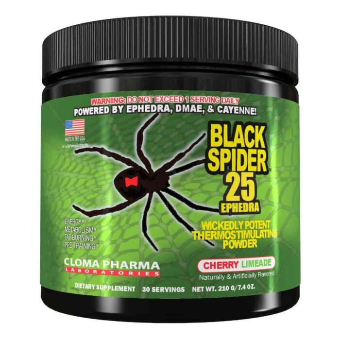 Передтренувальний комплекс ClomaPharma Black spider powder 210 грамм