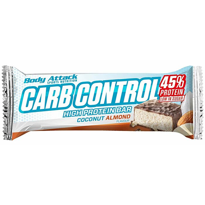 Батончики Body Attack BA Carb Control-Proteinriegel - 100g Coconut Almond
