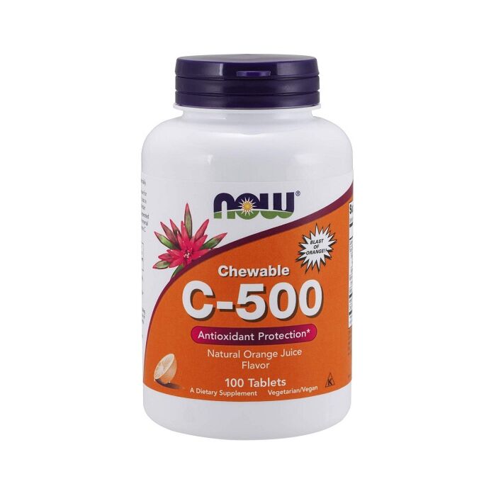 Вітамин С NOW C - 500 Chew Orange 100 tabs