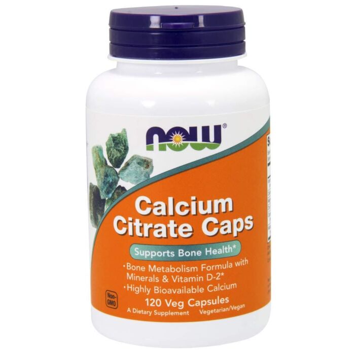 Минералы NOW Calcium Citrate Caps 120 caps