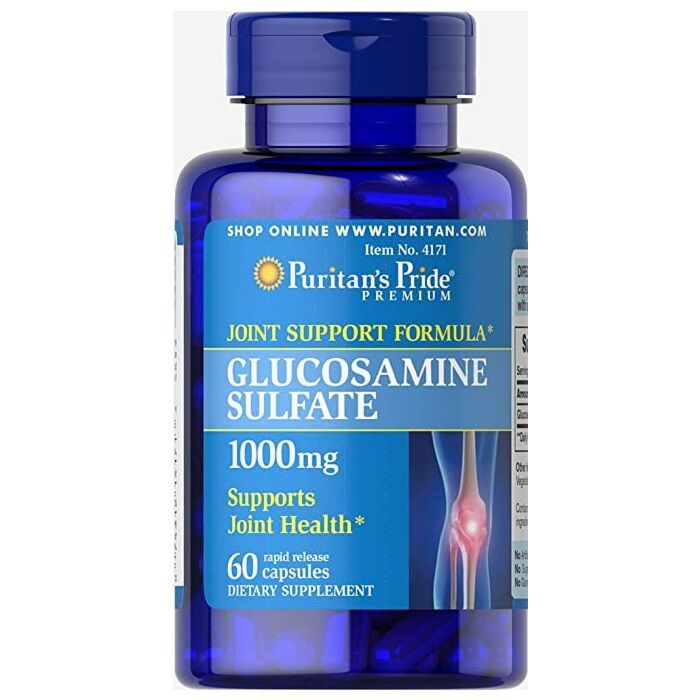 Комплекс для суставов и связок Puritans Pride Glucosamine Sulfate 1000 mg 60 Capsules
