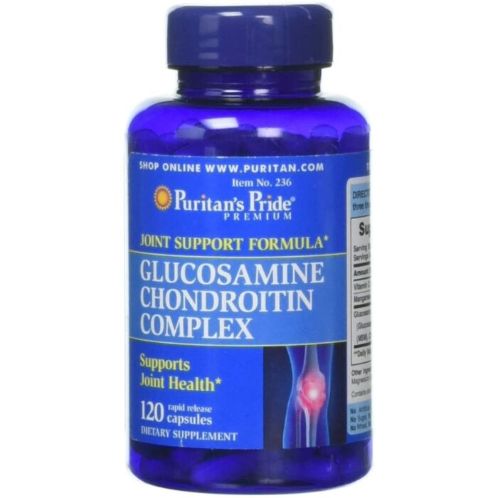 Комплекс для суставов и связок Puritans Pride Glucosamine Chondroitin Complex - 120 caps