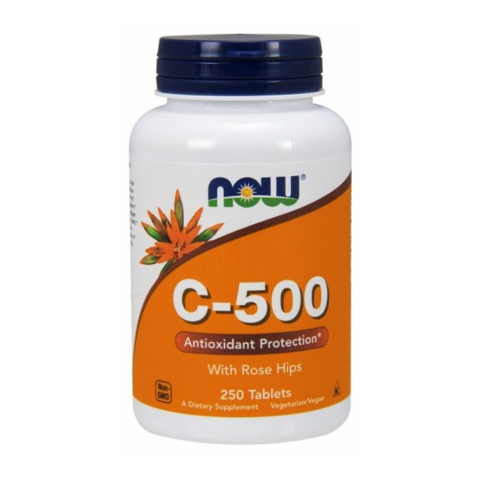 Вітамин С NOW C-500 RH 250 tabs