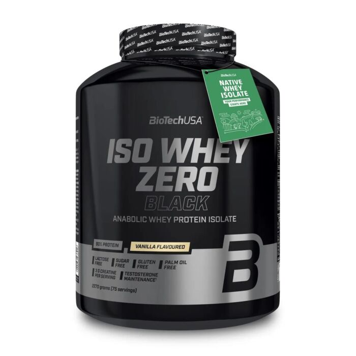 Сироватковий протеїн BioTech USA Iso Whey Zero Black - 2270g