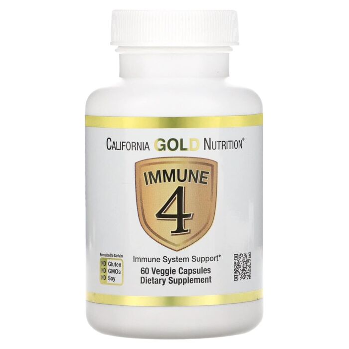 Для укрепления иммунитета California Gold Nutrition Immune 4 - 60 Veggie Capsules
