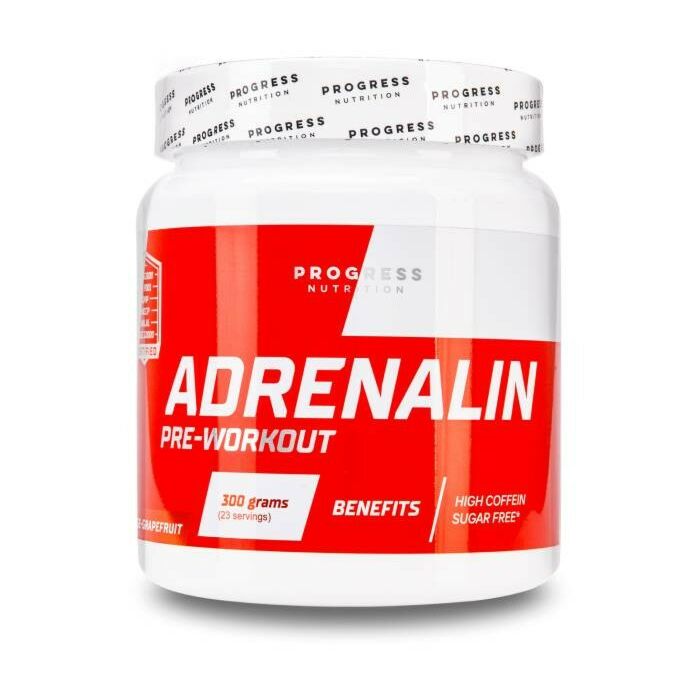 Предтренировочный комплекс Progress Nutrition Adrenaline (300 гр)
