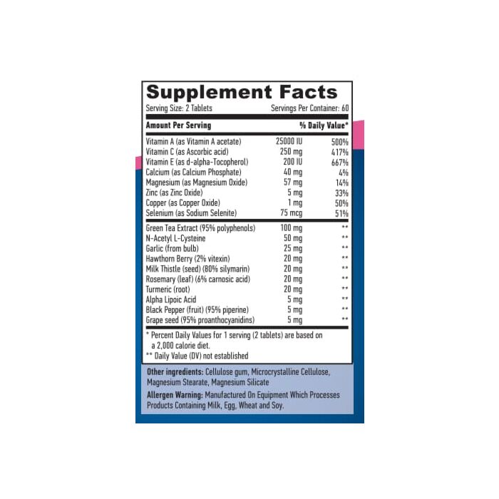 Антиоксиданты Haya Labs Antioxidant Complex - 120 таб
