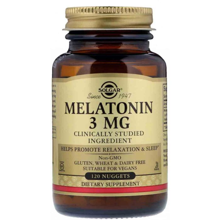 Solgar Melatonin 3 mg, 120 nuggets
