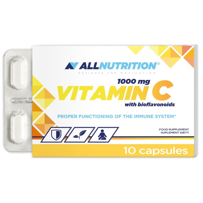 Вітамин С AllNutrition Vitamin C + Bioflavonoids, 10 capsules