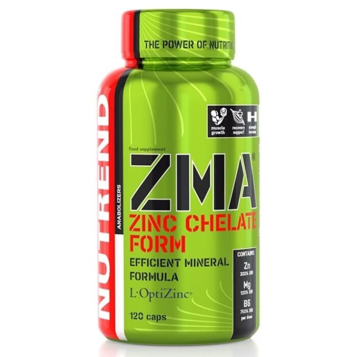Цинк, магния аспартат плюс витамин В6 NUTREND ZMA 120 капс