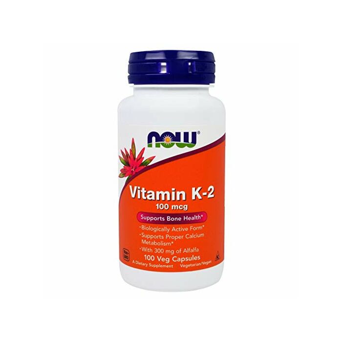 Вітамин К-2 NOW Vitamin K-2 100 mcg 100 капс