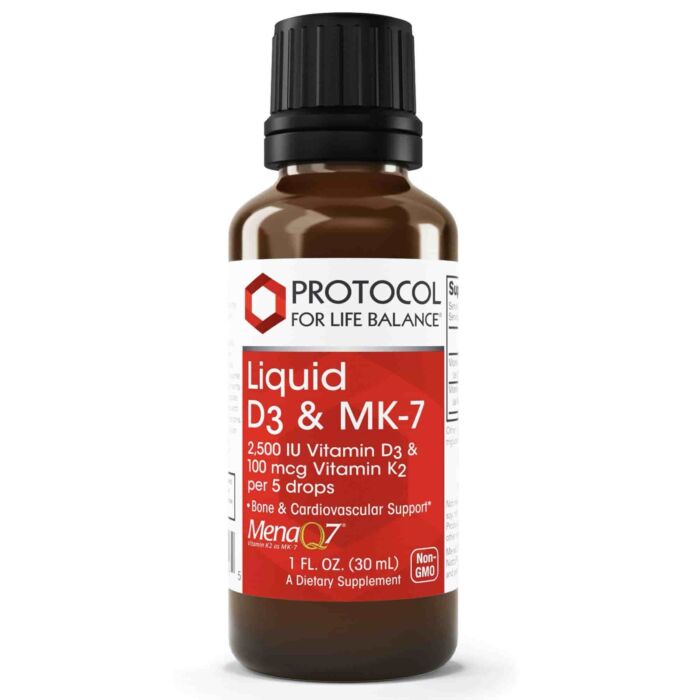 Витамин D, Витамин К-2  Liquid D3 & MK-7 - 30 ml