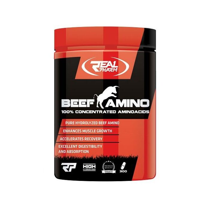 Комплекс аминокислот RealPharm Real Beef Amino 300 капс