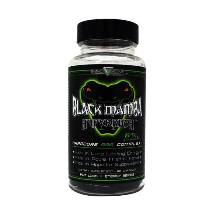 Жиросжигатель Innovative Black Mamba Hyperrush 90 капс